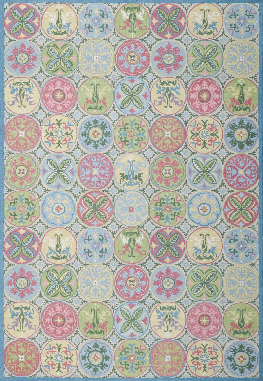 Maine Cottage Mosaic Tiles Wool Rug 