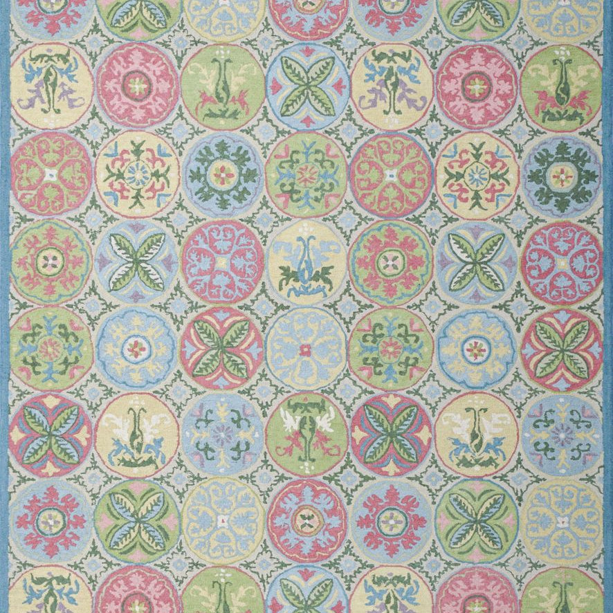 Maine Cottage Mosaic Tiles Wool Rug 