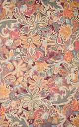 Floral Tapestry Wool Rug