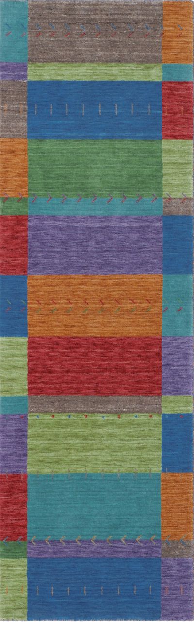 Maine Cottage Gemstones Striped Wool Rug 