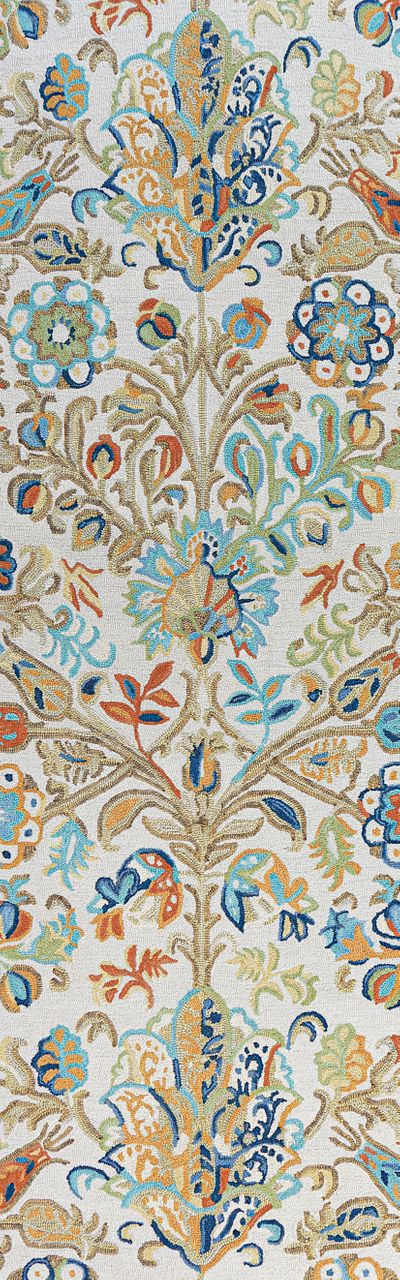 Maine Cottage Acacia Wool Damask Rug 