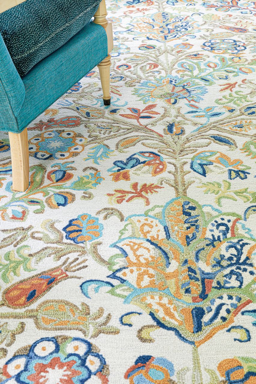 Maine Cottage Acacia Wool Damask Rug 