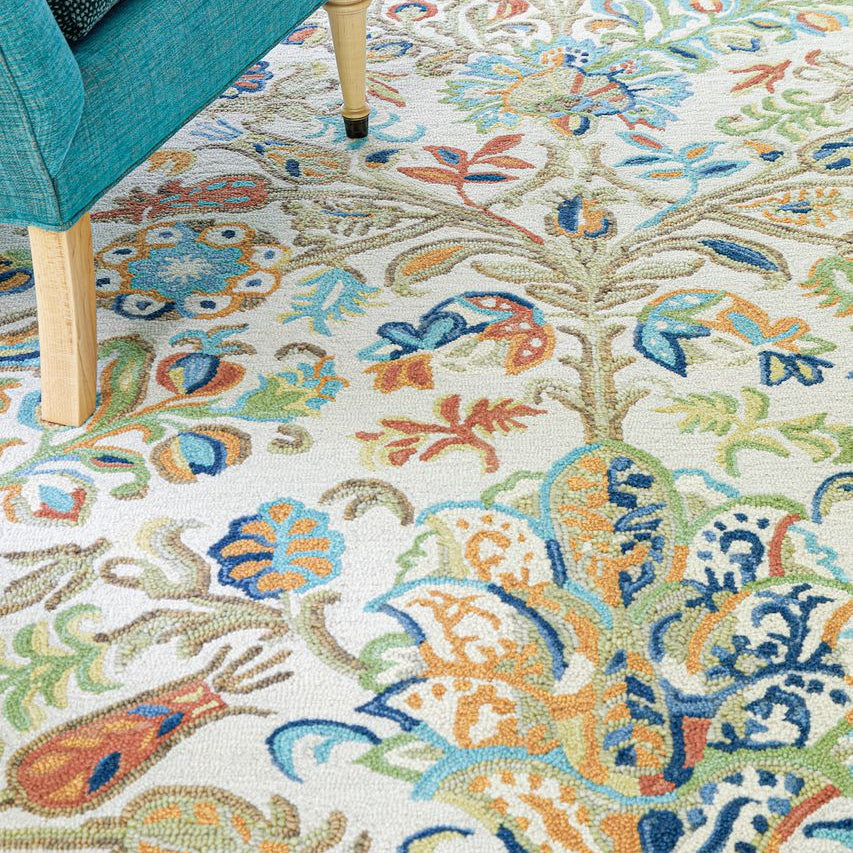 Maine Cottage Acacia Wool Damask Rug 