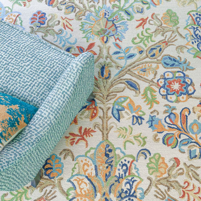 Maine Cottage Acacia Wool Damask Rug 