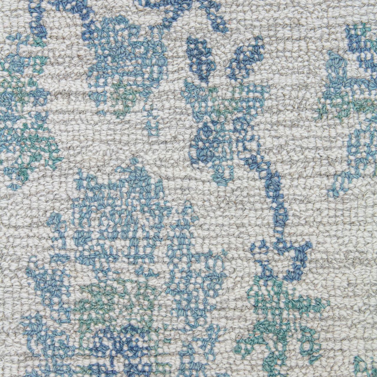 Maine Cottage Caspar Blue Damask Wool Rug 