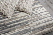 Maine Cottage Skye Natural Striped Wool Rug 