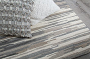Maine Cottage Skye Natural Striped Wool Rug 
