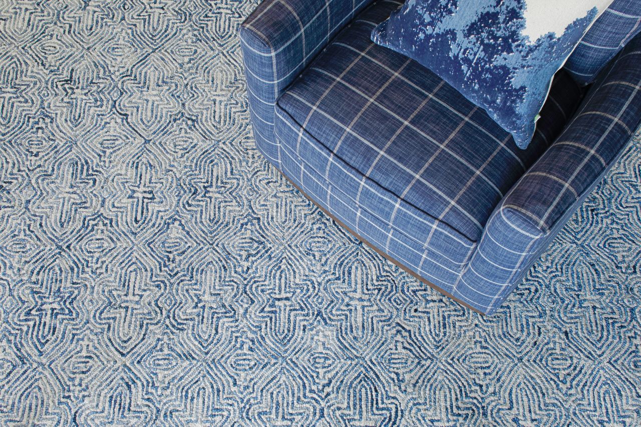 Maine Cottage Barranco Blue Wool Rug 