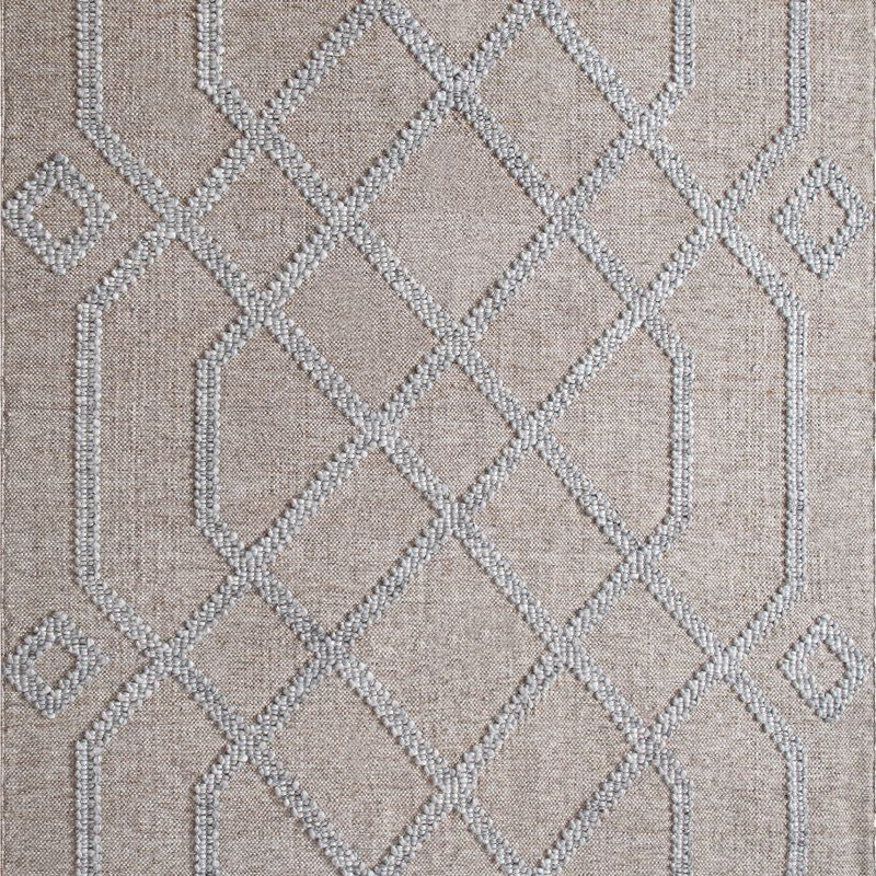 Maine Cottage Cable Driftwood Geometric  Rug 
