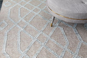 Maine Cottage Cable Driftwood Geometric  Rug 