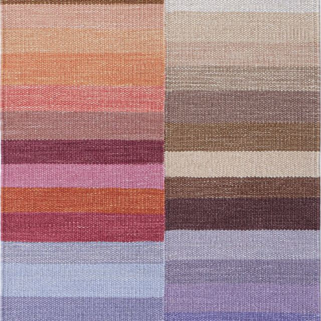 Maine Cottage Color Code Striped Wool Rug 