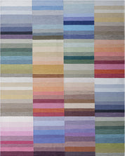 Maine Cottage Color Code Striped Wool Rug 