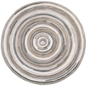 Maine Cottage Concentric Squares Gray Wool Rug 