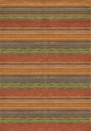 Maine Cottage Brushstroke Multi Striped Wool Rug 
