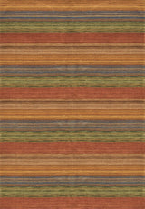 Brushstroke Multi Striped Wool Rug