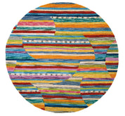 Maine Cottage Jubilee Periwinkle Striped Wool Rug 