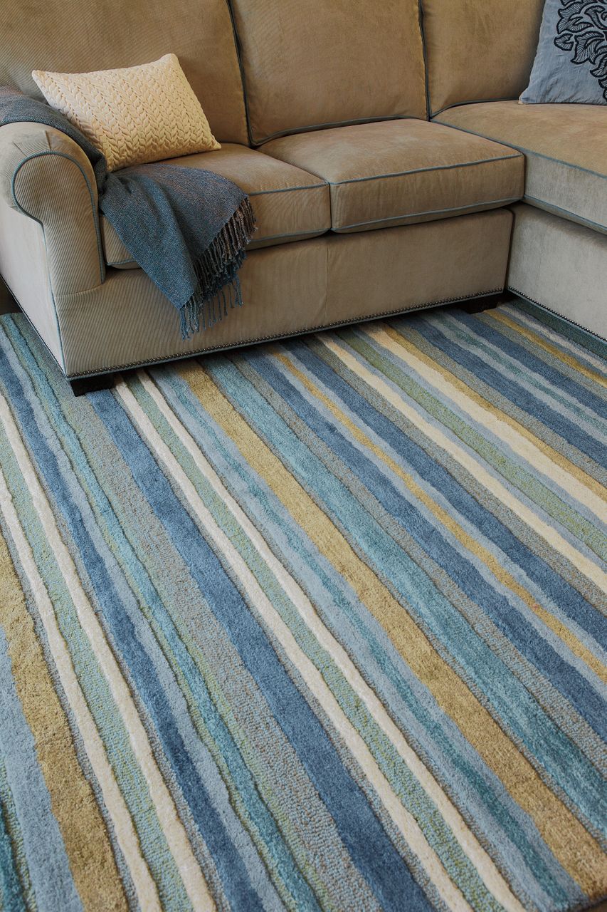 Maine Cottage Sheffield Stripe Wool Rug 