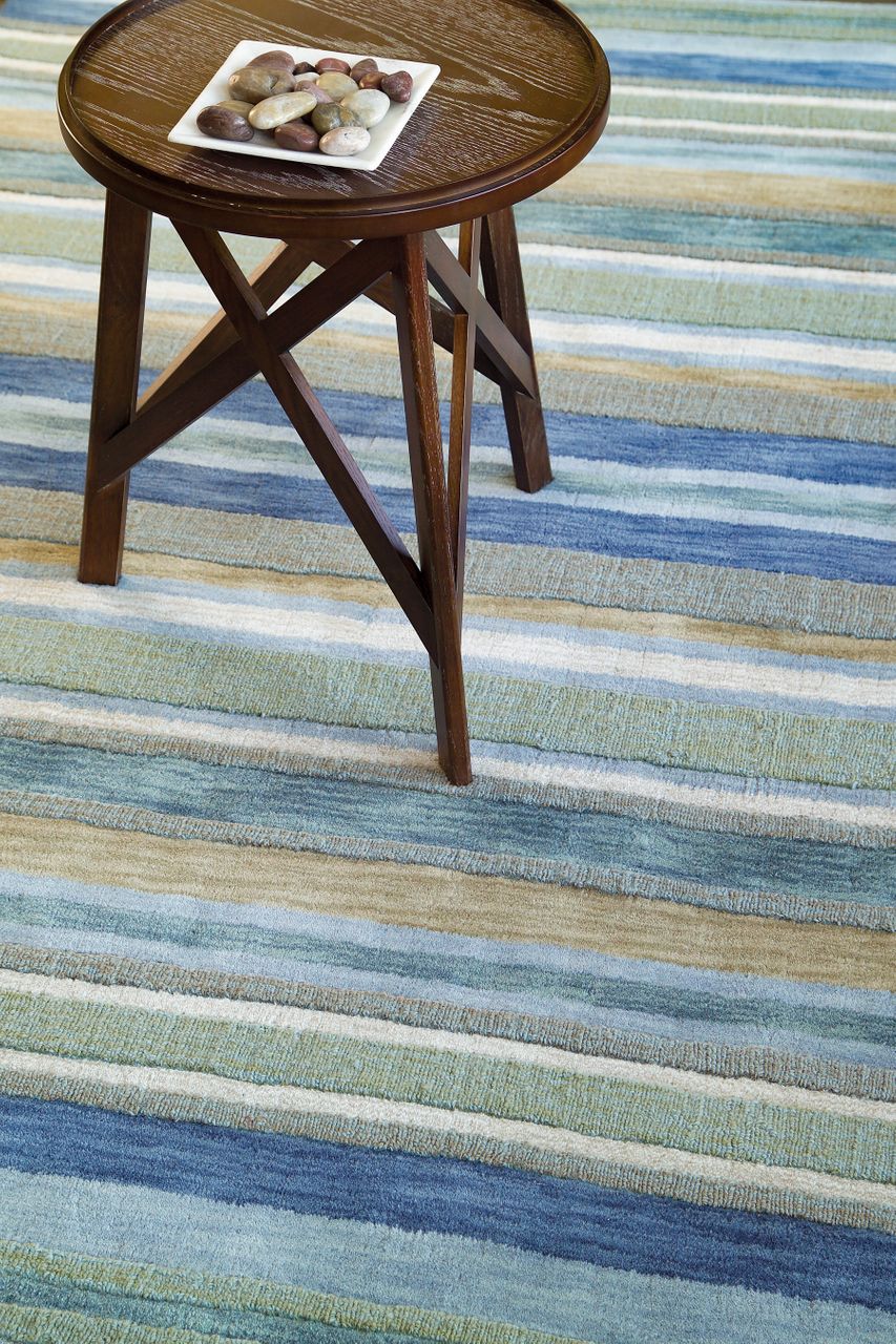 Maine Cottage Sheffield Stripe Wool Rug 