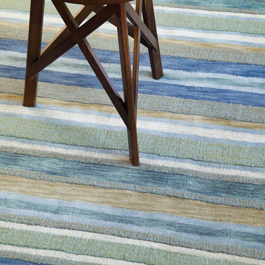 Maine Cottage Sheffield Stripe Wool Rug 