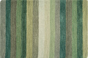 Maine Cottage Jazzy Green Striped Wool Rug 