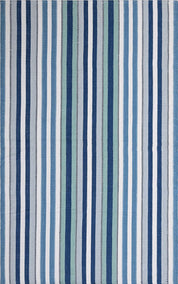 Maine Cottage Bristol Blue Striped Rug 