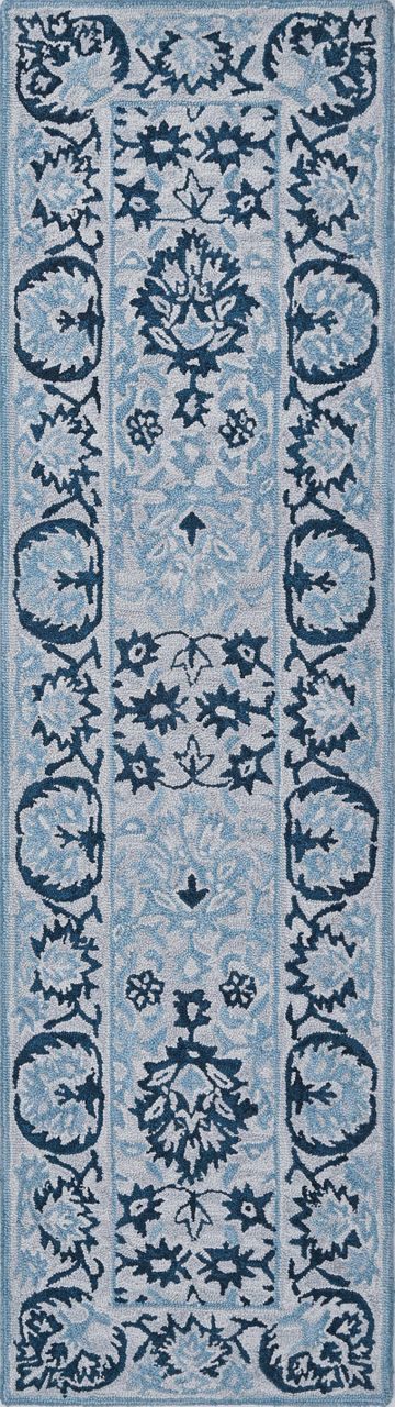 Maine Cottage Orford Blue Wool Rug 
