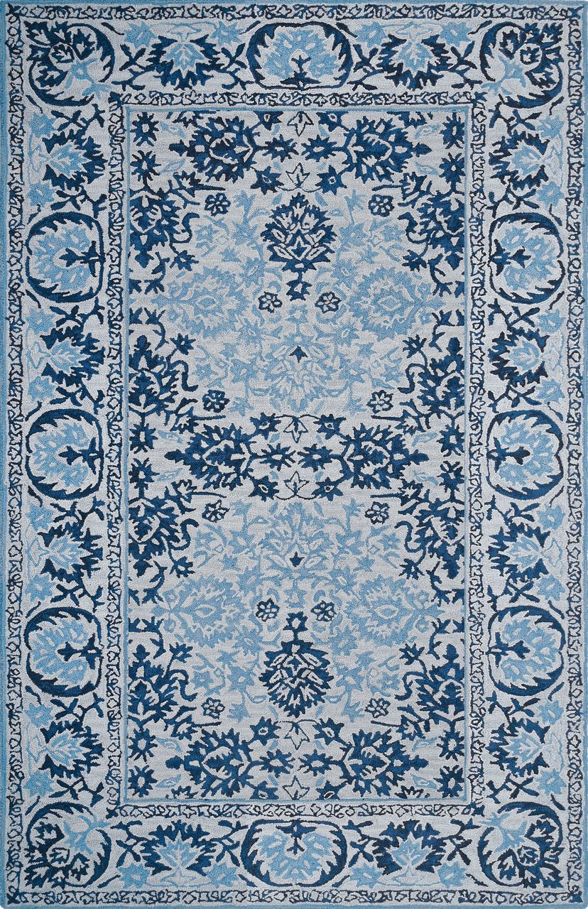 Maine Cottage Orford Blue Wool Rug 