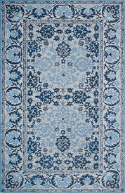 Maine Cottage Orford Blue Wool Rug 