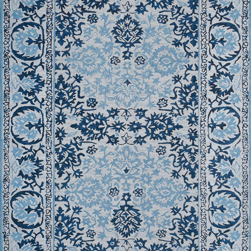 Maine Cottage Orford Blue Wool Rug 