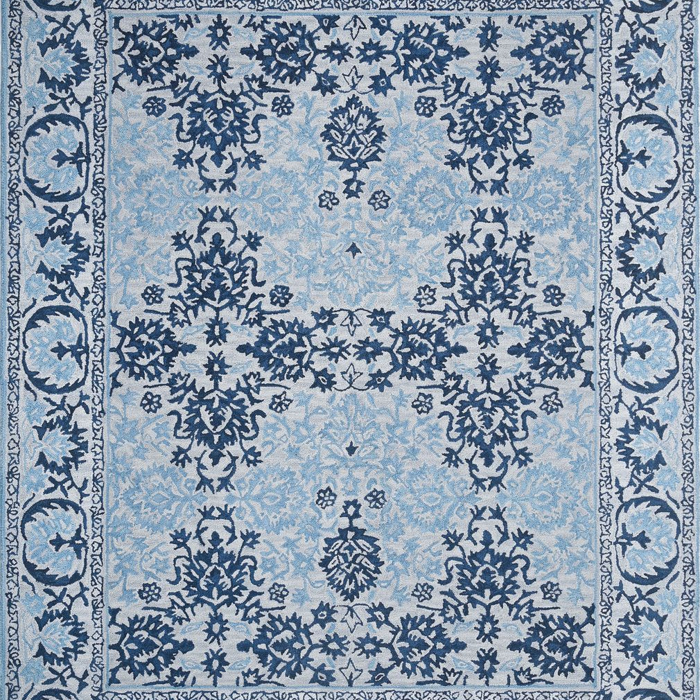 Maine Cottage Orford Blue Wool Rug 