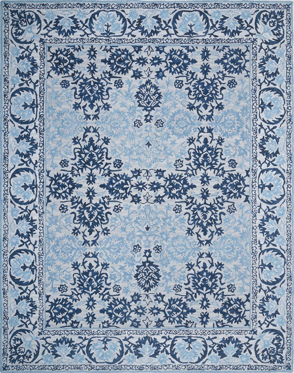 Maine Cottage Orford Blue Wool Rug 