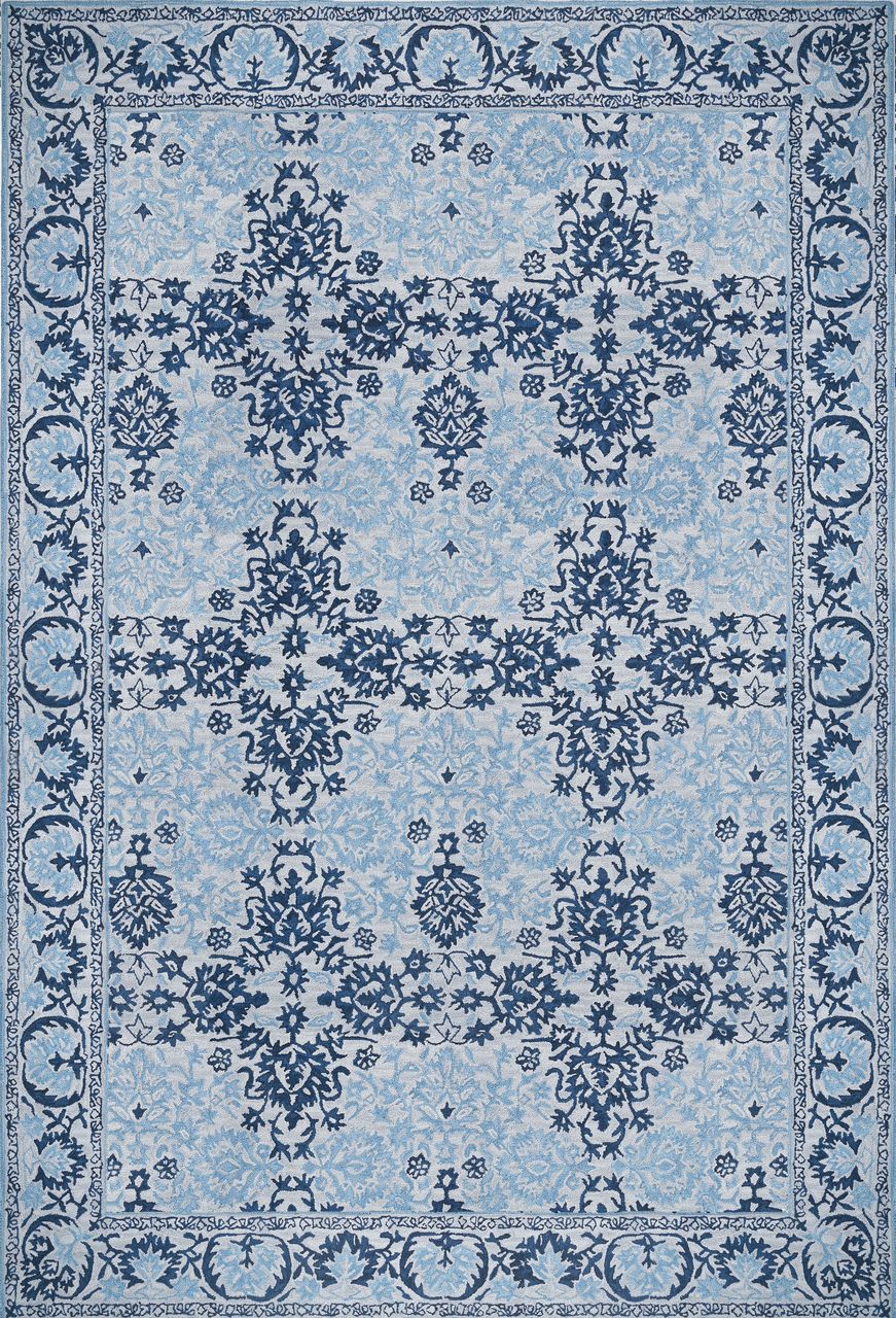 Maine Cottage Orford Blue Wool Rug 