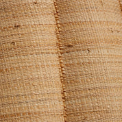 Scalloped 1-Light Wall Sconce, Raffia