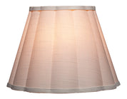 Scalloped 1-Light Wall Sconce, White Linen