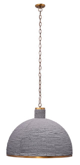 Big Sur 1-Light Beaded Chandelier, Slate Blue
