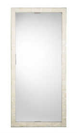 Monroe Mother of Pearl Rectangle Floor Mirror