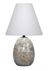 Capsule Travertine Table Lamp