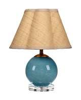 Dottie Blown Glass Table Lamp, Blue