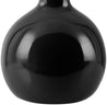 Maine Cottage Droplet Oval Black Ceramic Table Lamp with Scallop Shade | Maine Cottage® 