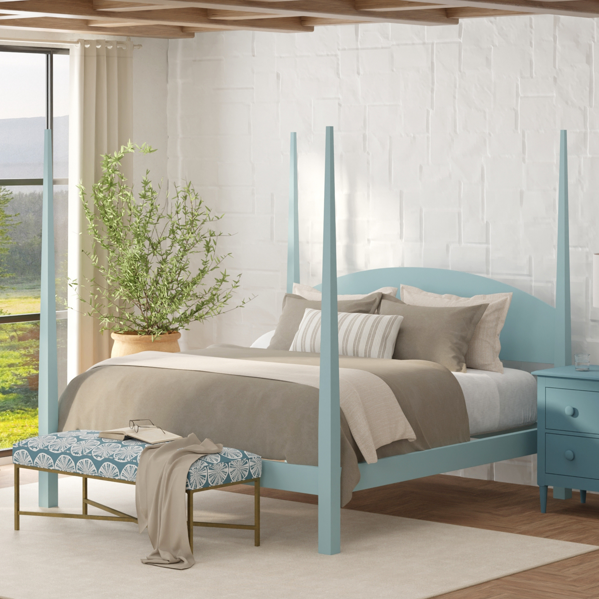Calvin Four Poster Bed