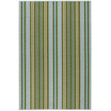 Caravan Stripe Multi Machine Washable Rug