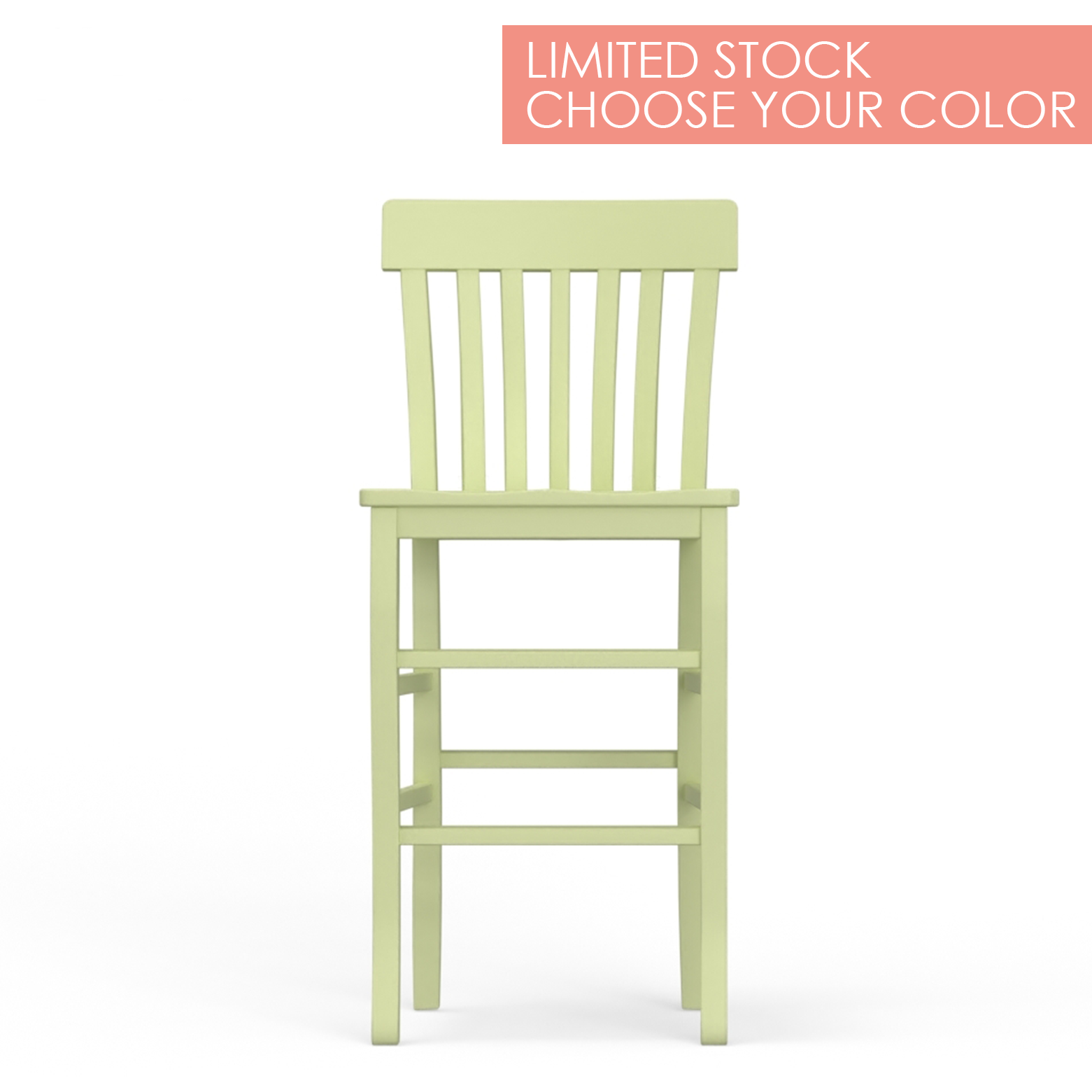 Maine Cottage Maine Cottage Cokie Bar Stool | Painted Wooden Bar Stool 