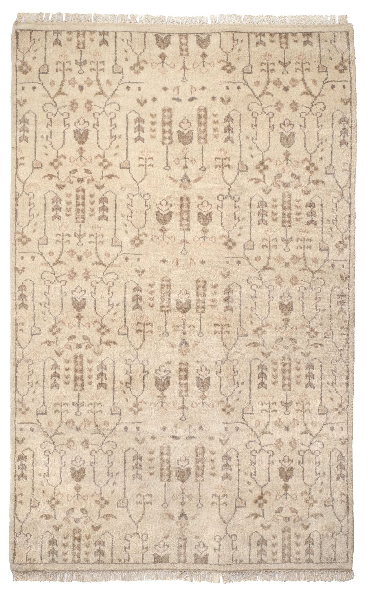 Maine Cottage Dara Cream Hand Knotted Wool Rug 