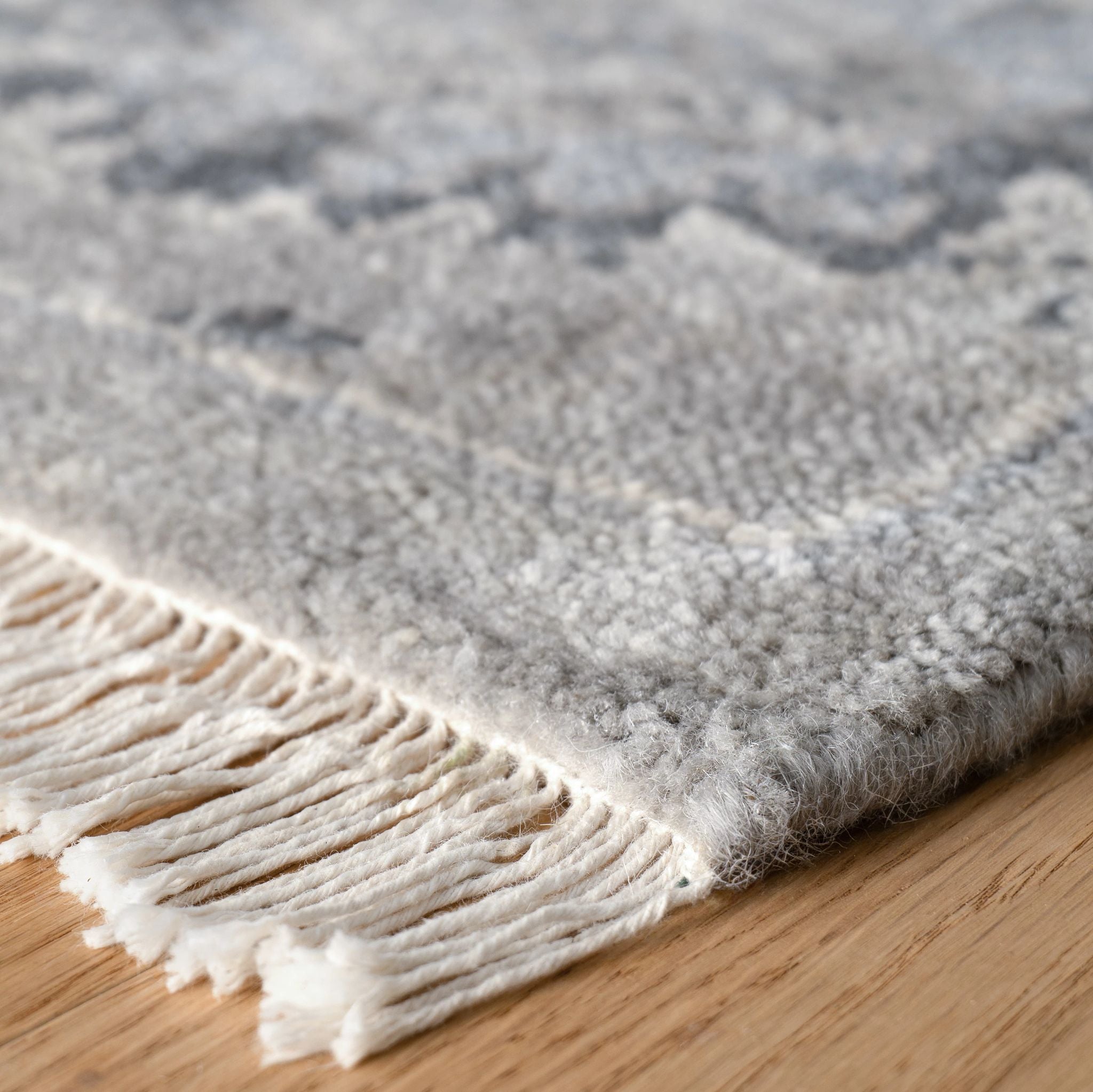 Maine Cottage Lila Grey Hand Knotted Wool Rug 