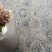 Maine Cottage Lila Grey Hand Knotted Wool Rug 
