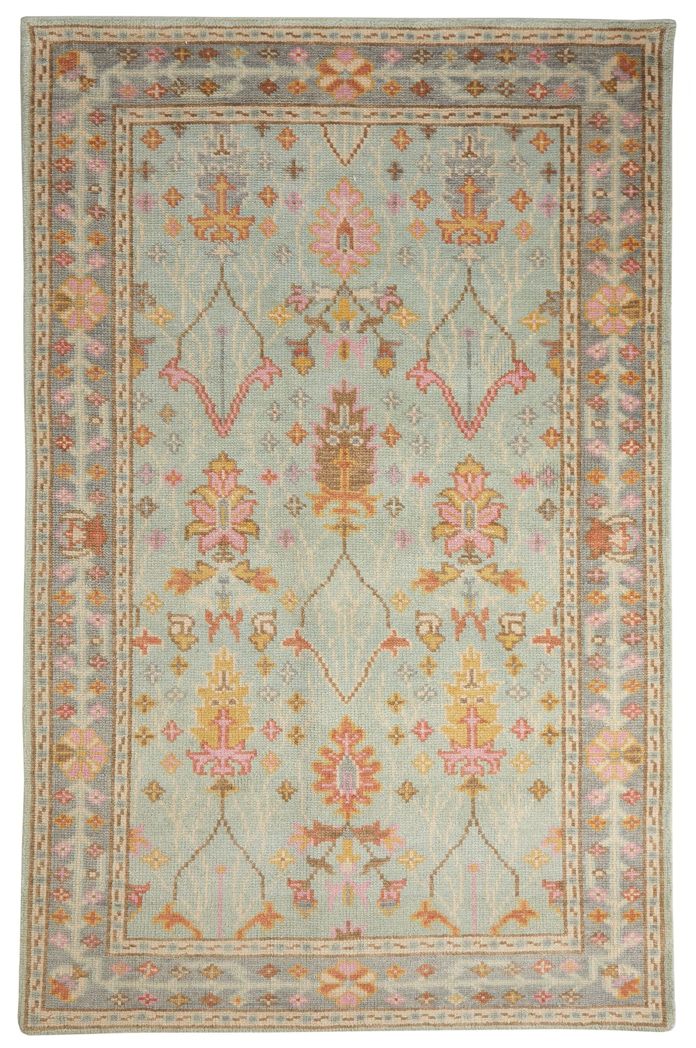 Maine Cottage Mara Sky Hand Knotted Wool Rug 