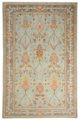 Mara Sky Hand Knotted Wool Rug