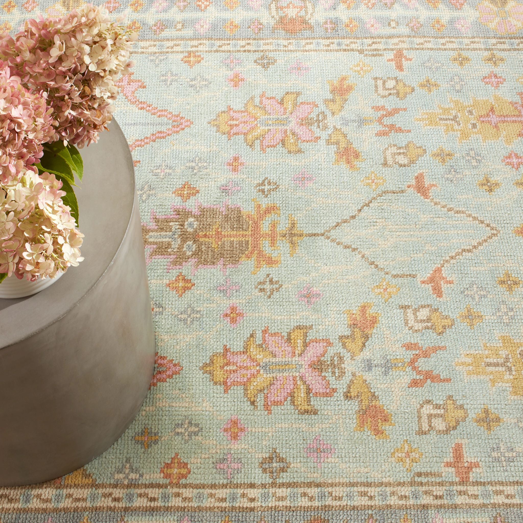 Maine Cottage Mara Sky Hand Knotted Wool Rug 