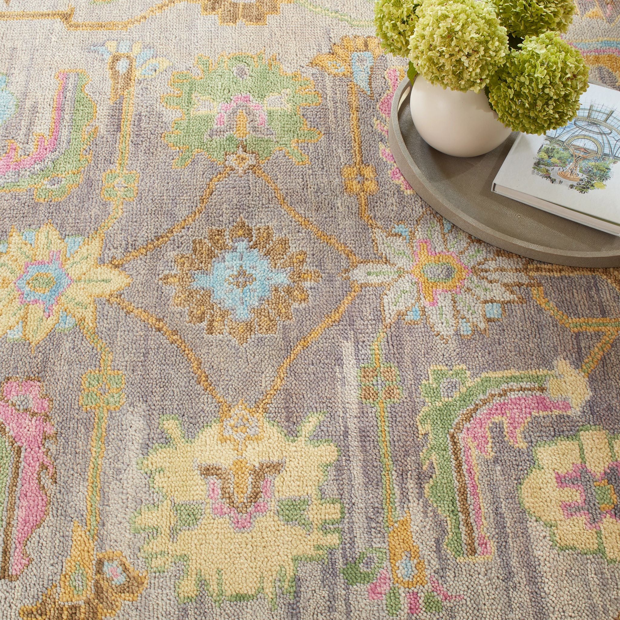 Maine Cottage Iris Multi Hand Knotted Wool Rug 