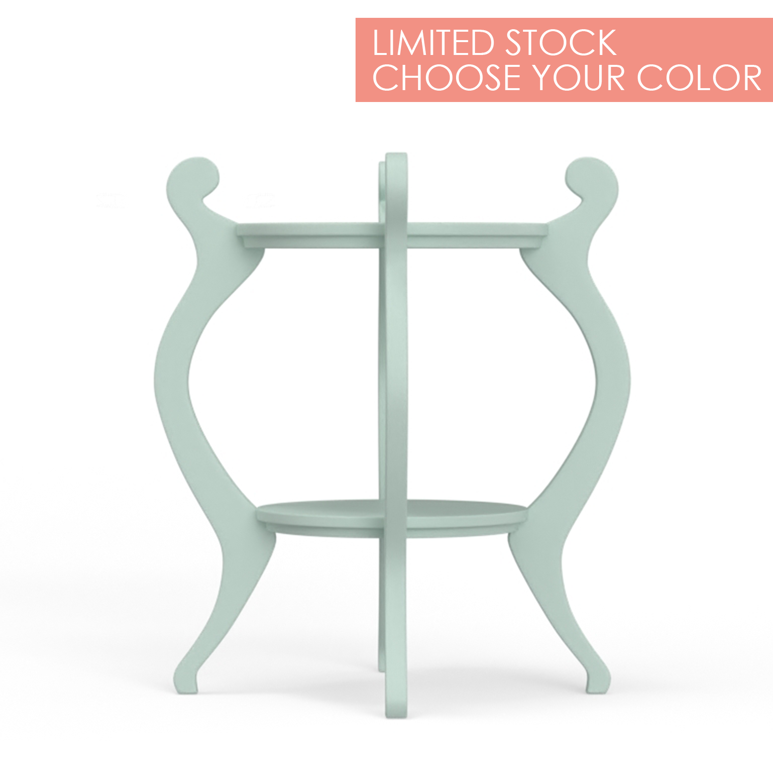 Maine Cottage Fiddlehead End Table | Unique Coastal Cottage End Table 